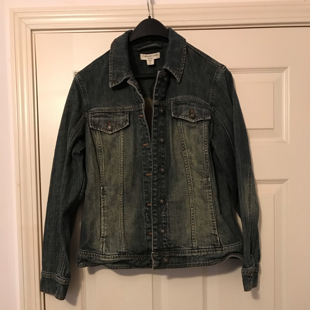 Coldwater Creek Shaped Jean Jacket - Size 10